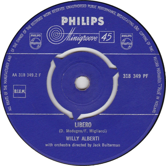 Willy Alberti - Romantica Vinyl Singles Vinyl Zeer Goed / Hoesje Generic "VINYLSINGLES.NL"