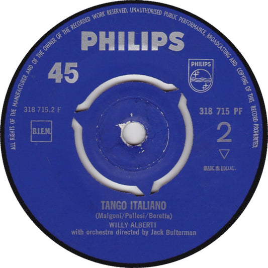 Willy Alberti - Gondoli, Gondola 17895 Vinyl Singles Vinyl Zeer Goed / Hoesje Generic "VINYLSINGLES.NL"