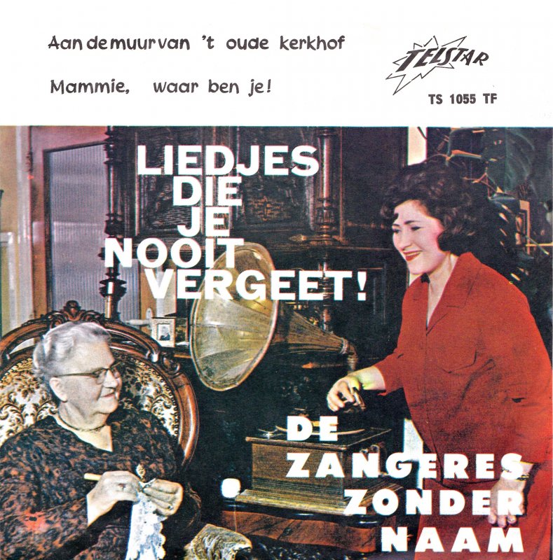 Zangeres Zonder Naam - Aan De Muur Van 't Oude Kerkhof 36545 Vinyl Singles Vinyl Very Good (VG) <br> Hoes Good Plus (G+)