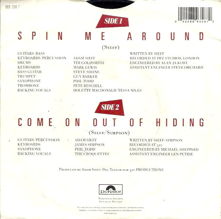 Zeon Jones - Spin Me Around 17465 Vinyl Singles