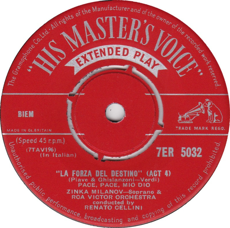 Zinka Milanov - La Forza Del Destino