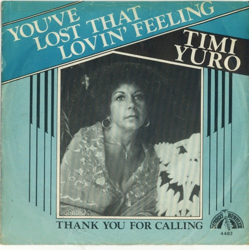 Timi Yuro - You've Lost That Lovin' Feeling Vinyl Singles Vinyl Very Good (VG) <br> Hoes Good Plus (G+)
