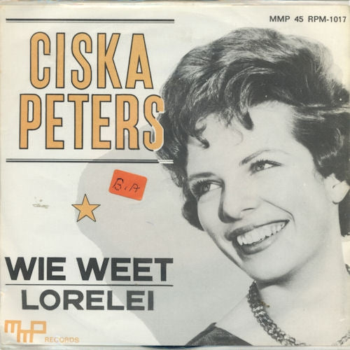 Ciska Peters - Wie Weet 18878 Vinyl Singles Vinyl Very Good (VG) <br> Hoes Good Plus (G+)