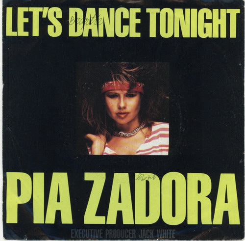 Pia Zadora - Let's Dance Tonight 05945 Vinyl Singles Vinyl Very Good (VG) <br> Hoes Good Plus (G+)