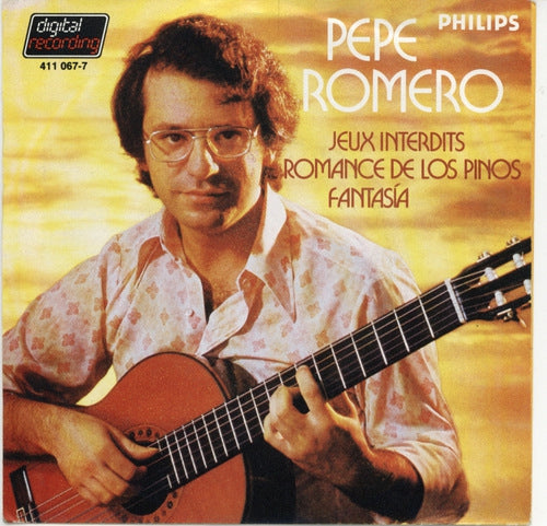 Pepe Romero - Jeux Interdits Vinyl Singles Vinyl Very Good (VG) <br> Hoes Good Plus (G+)