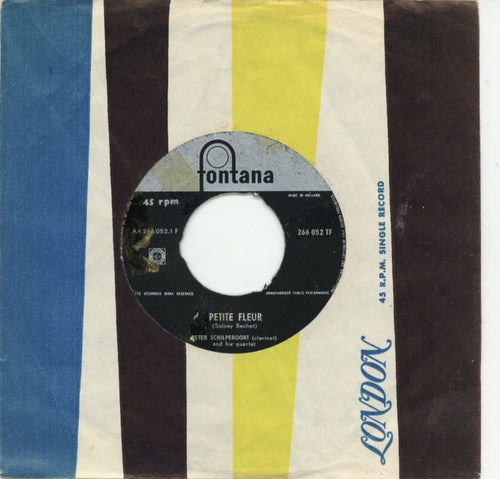Peter Schilperoort Quintet - Petite Fleur Vinyl Singles Vinyl Very Good (VG) <br> Hoes Good Plus (G+)