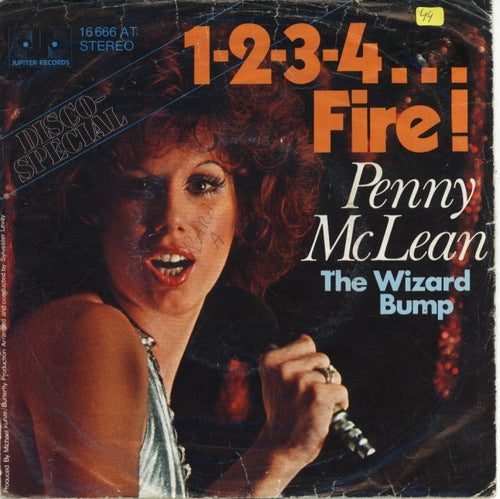 Penny McLean - 1-2-3-4... Fire! 16262 Vinyl Singles Vinyl Very Good (VG) <br> Hoes Good Plus (G+)