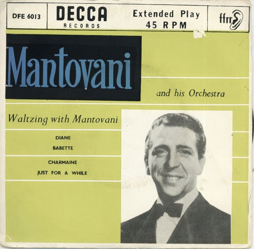 Mantovani - Waltzing With Mantovani Vinyl Singles EP Vinyl Very Good (VG) <br> Hoes Good Plus (G+)