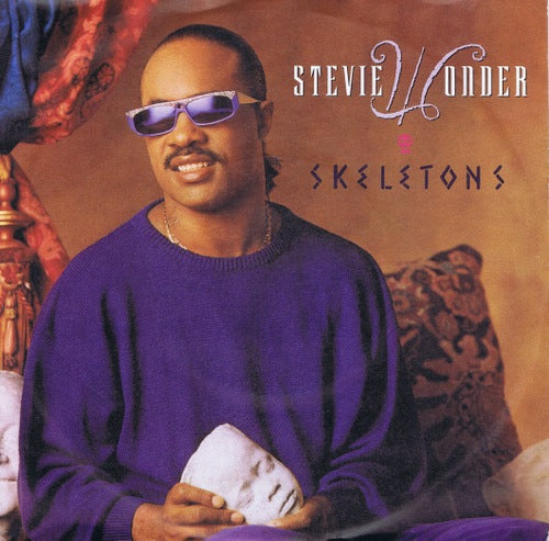 Stevie Wonder - Skeletons Vinyl Singles Vinyl Very Good (VG) <br> Hoes Good Plus (G+)