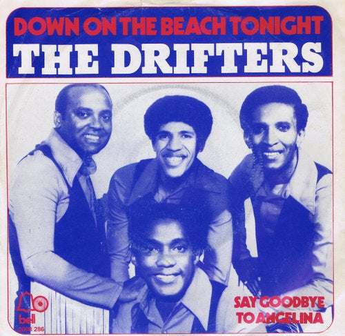 Drifters - Down On The Beach Tonight Vinyl Singles Vinyl Very Good (VG) <br> Hoes Good Plus (G+)