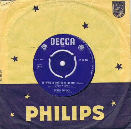 Caterina Und Silvio - Jimmy-Du 37397 Vinyl Singles Vinyl Zeer Goed / Hoesje Generic "VINYLSINGLES.NL"