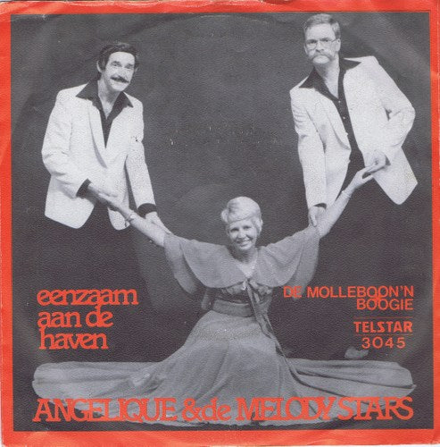 Angelique & De Melody Stars - Eenzaam Aan De Haven Vinyl Singles Vinyl Very Good (VG) <br> Hoes Good Plus (G+)