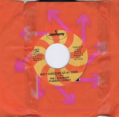 Legendary Stardus Cowboy - Paralyzed Vinyl Singles Vinyl Very Good (VG) <br> Hoes Good Plus (G+)