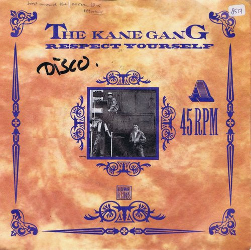 Kane Gang - Respect Yourself 28669 Vinyl Singles Vinyl Very Good (VG) <br> Hoes Good Plus (G+)