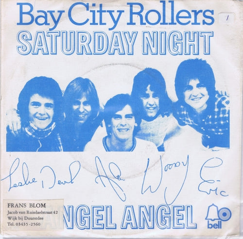 Bay City Rollers - Saturday Night 30784 Vinyl Singles Vinyl Very Good (VG) <br> Hoes Good Plus (G+)