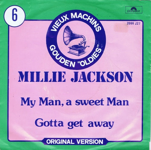Millie Jackson - My Man, A Sweet Man Vinyl Singles Vinyl Very Good (VG) <br> Hoes Good Plus (G+)