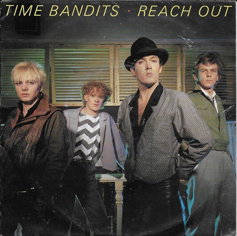 Time Bandits - Reach Out Vinyl Singles Vinyl Very Good (VG) <br> Hoes Good Plus (G+)