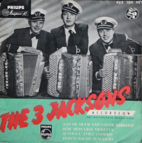 3 Jacksons - Aan De Muur Van 'T Oude Kerkhof (EP) 05331 Vinyl Singles EP Goede Staat