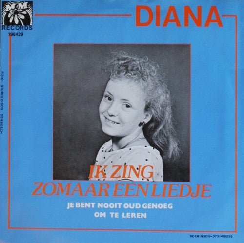 Diana - Zomaar Een Liedjes Vinyl Singles Vinyl Very Good (VG) <br> Hoes Good Plus (G+)