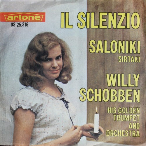 Willy Schobben - Il Silenzio Vinyl Singles Vinyl Very Good (VG) <br> Hoes Good Plus (G+)