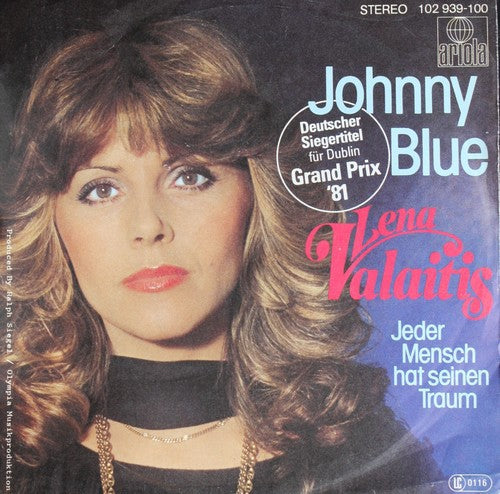 Lana Valaitis - Johnny Blue 40998 Vinyl Singles Vinyl Very Good (VG) <br> Hoes Good Plus (G+)