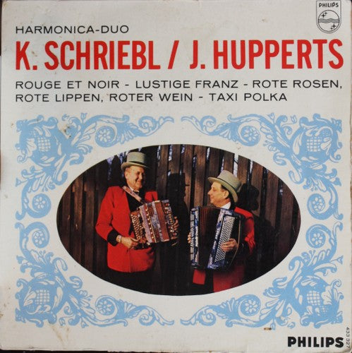 K. Schriebl & J. Hupperts - Rouge et noir Vinyl Singles EP Vinyl Very Good (VG) <br> Hoes Good Plus (G+)