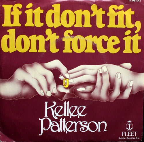 Kellee Patterson - If It Don't Fit Vinyl Singles Vinyl Very Good (VG) <br> Hoes Good Plus (G+)