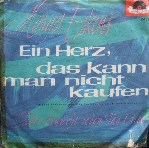 Margot Eskens - Ein Hertz (B-Keus) Vinyl Singles Vinyl Goed / Hoes Redelijk
