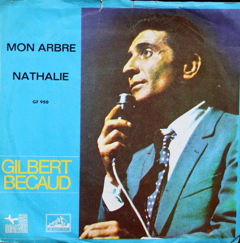 Gilbert Becaud - Mon Arbre Vinyl Singles Vinyl Very Good (VG) <br> Hoes Good Plus (G+)