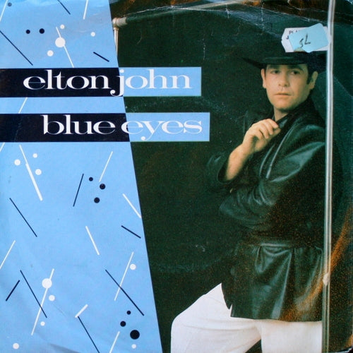 Elton John - Blue Eyes 19557 Vinyl Singles Goede Staat