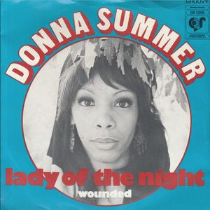 Donna Summer - Lady Of The Night Vinyl Singles Vinyl Very Good (VG) <br> Hoes Good Plus (G+)