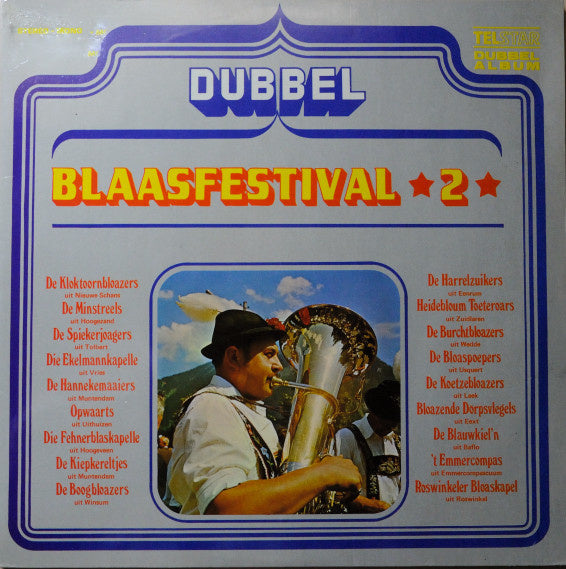Various - Blaasfestival * (LP) Vinyl LP Vinyl Very Good (VG) <br> Hoes Good Plus (G+)