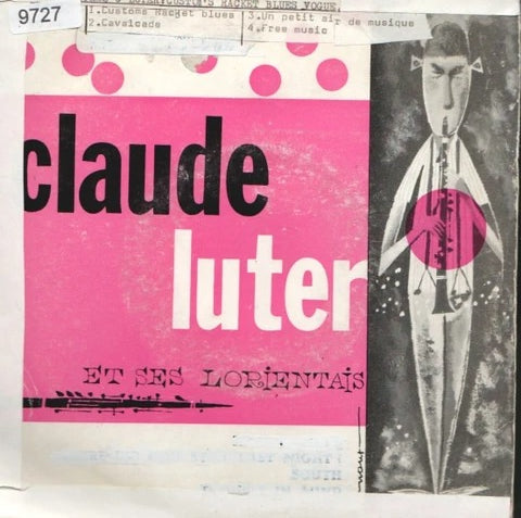 Claude Luter Et Son Orchestre - Custom's Racket Blues Vinyl Singles EP Vinyl Goed / Hoes Sticker