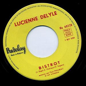 Lucienne Delyle - Bistrot Vinyl Singles Vinyl Goed / Hoes Generic
