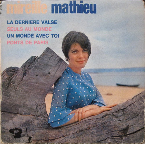Mireille Mathieu - La Dernière Valse Vinyl Singles EP Vinyl Very Good (VG) <br> Hoes Good Plus (G+)
