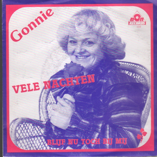 Gonnie - Vele Nachten Vinyl Singles Vinyl Very Good (VG) <br> Hoes Good Plus (G+)