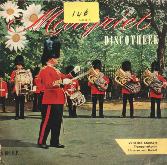 Trompetterkorps Huzaren Van Boreel - Vrolijke Marsen 39988 Vinyl Singles EP Vinyl Very Good (VG) <br> Hoes Good Plus (G+)