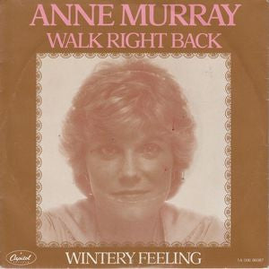 Anne Murray - Walk Right Back 18113 Vinyl Singles Vinyl Very Good (VG) <br> Hoes Good Plus (G+)