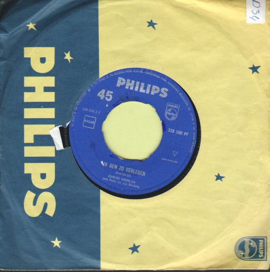 Anneke Grönloh Met Peter En Zijn Rockets - Ik Ben Zo Verlegen Vinyl Singles Vinyl Redelijk / Hoes Generic