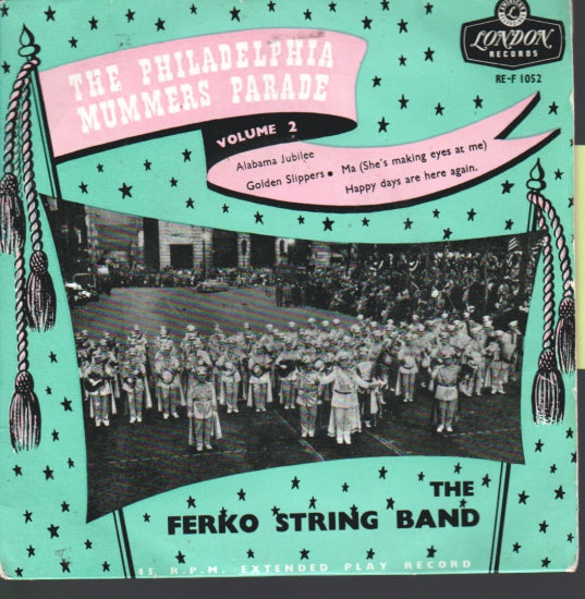 Ferko String Band - Mummers Parade Vol. * Vinyl Singles EP Vinyl Very Good (VG) <br> Hoes Good Plus (G+)