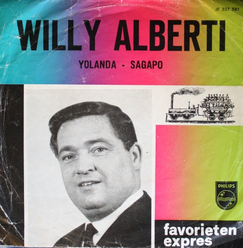 Willy Alberti - Yolanda 36155 Vinyl Singles Vinyl Very Good (VG) <br> Hoes Good Plus (G+)