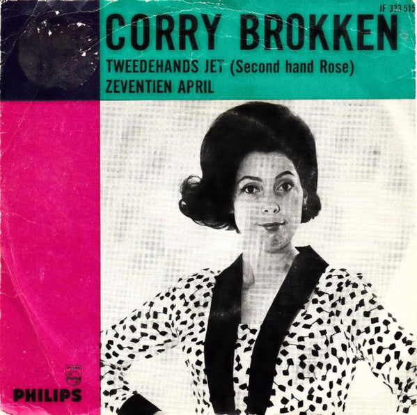 Corry Brokken - Tweedehands Jet (Second Hand Rose) Vinyl Singles Vinyl (VG) <br> Hoes (G+)