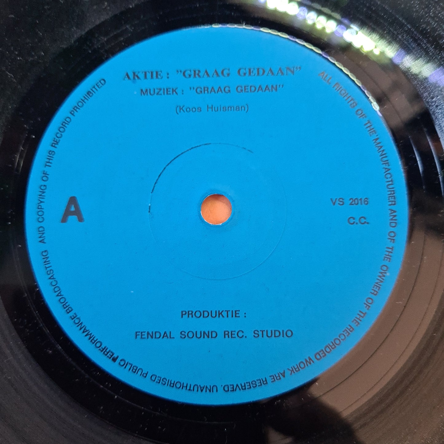 Aktie Graag Gedaan 32620 Vinyl Singles Vinyl Very Good (VG) <br> Hoes Good Plus (G+)