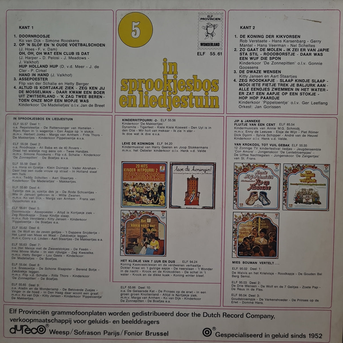 Various - In Sprookjesbos En Liedjestuin (LP) Vinyl LP