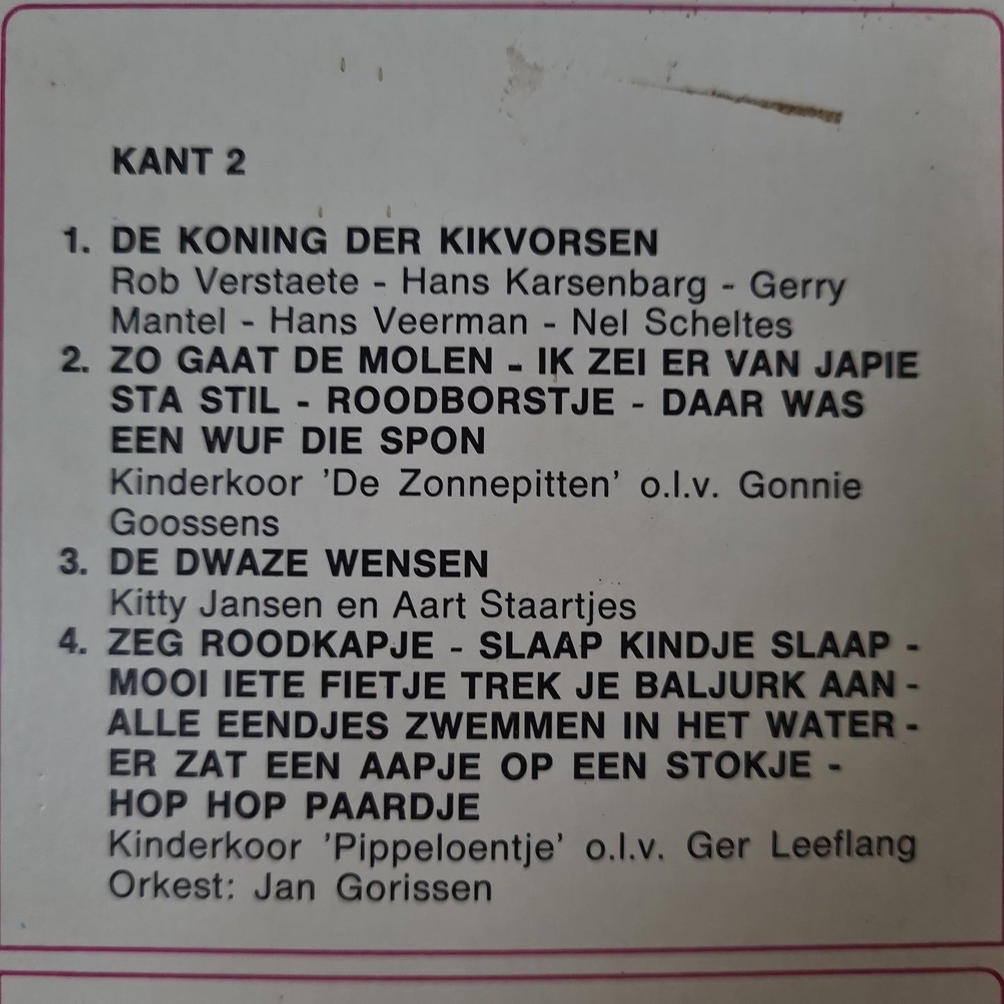 Various - In Sprookjesbos En Liedjestuin (LP) Vinyl LP Vinyl Very Good (VG) <br> Hoes Good Plus (G+)