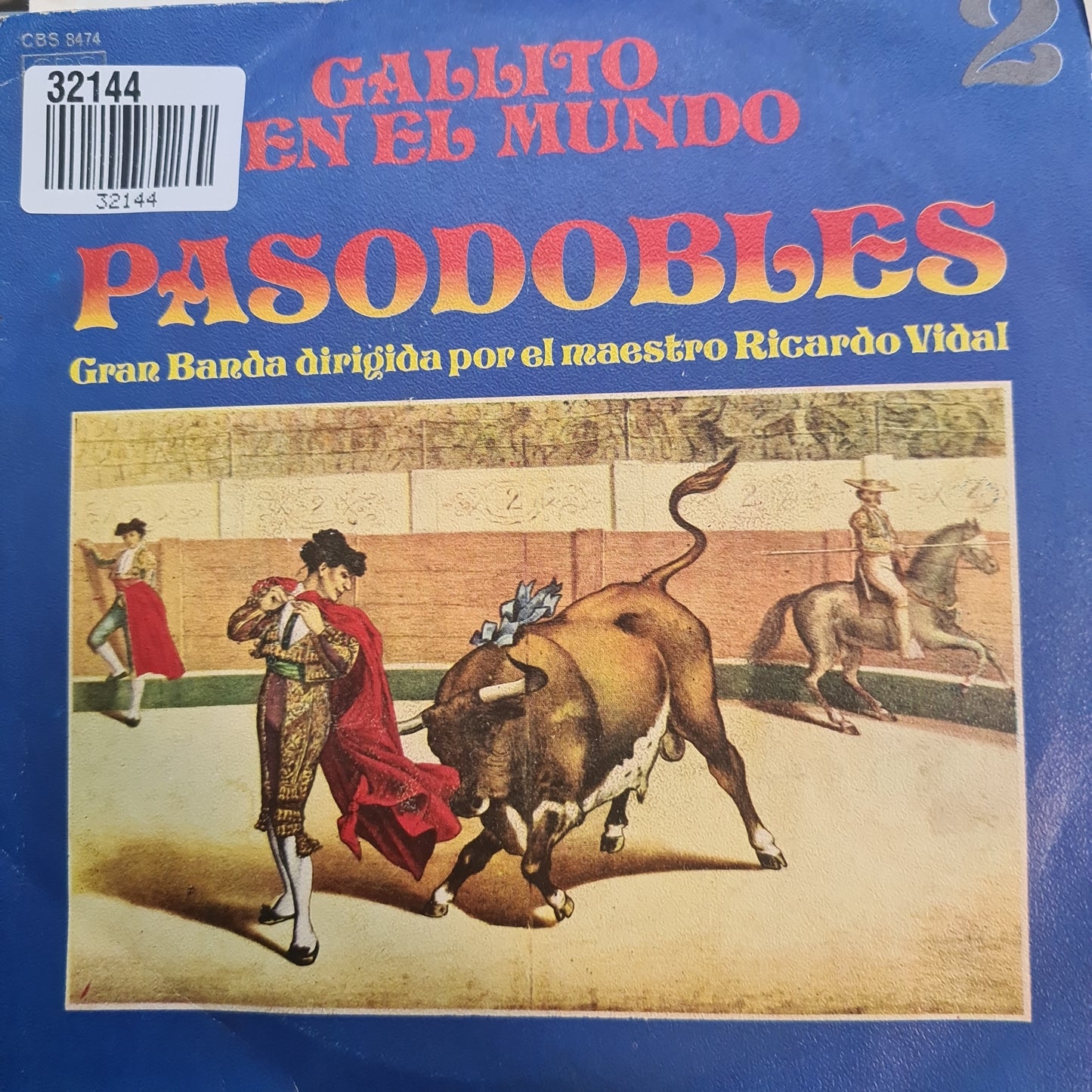 Ricardo Vidal - Pasodobles Vol. * Gran Banda Dirigida Por El Maestro Ricardo Vidal Vinyl Singles EP Vinyl Very Good (VG) <br> Hoes Good Plus (G+)