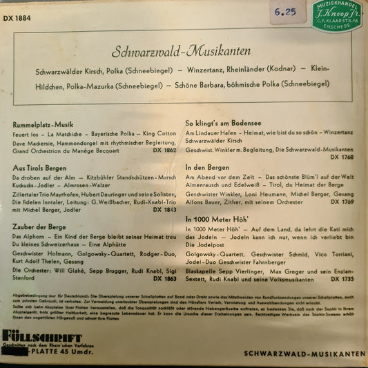 Schwarzwald Musikanten - Schwarzwalder Kirsch Polka