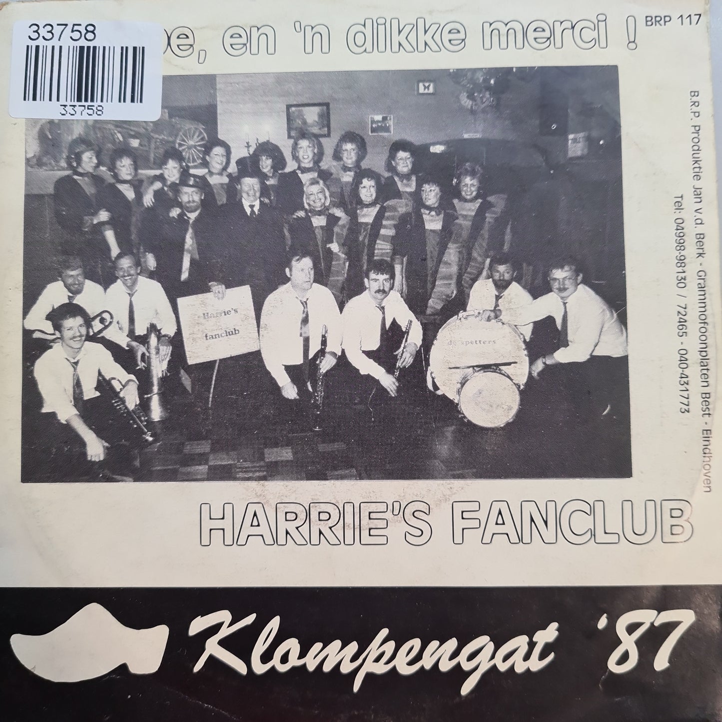 Foepers - We meuge d'r zen Vinyl Singles Vinyl Very Good (VG) <br> Hoes Good Plus (G+)