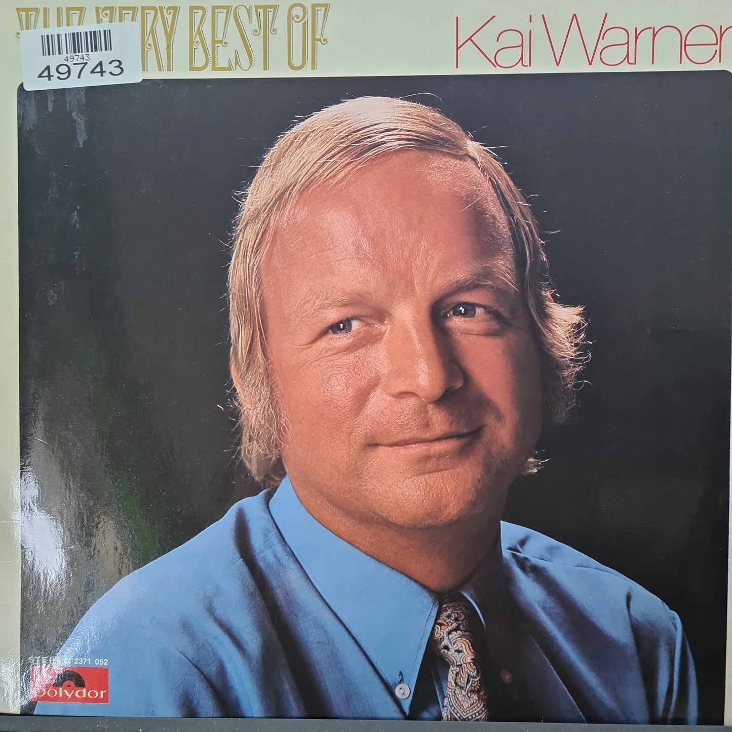 Kai Warner - The Very Best Of Kai Warner (LP) Vinyl LP Vinyl Very Good (VG) <br> Hoes Good Plus (G+)