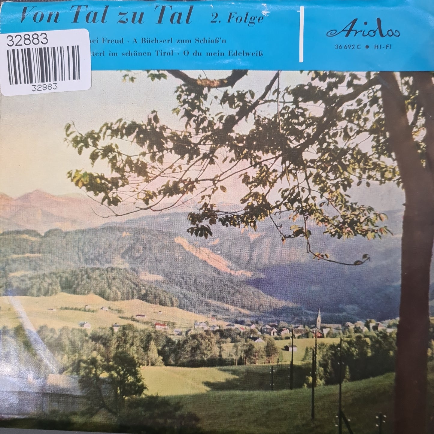 Volkzweise Zillertal - Zillertal, Du Bist Mei Freud Vinyl Singles Vinyl Very Good (VG) <br> Hoes Good Plus (G+)